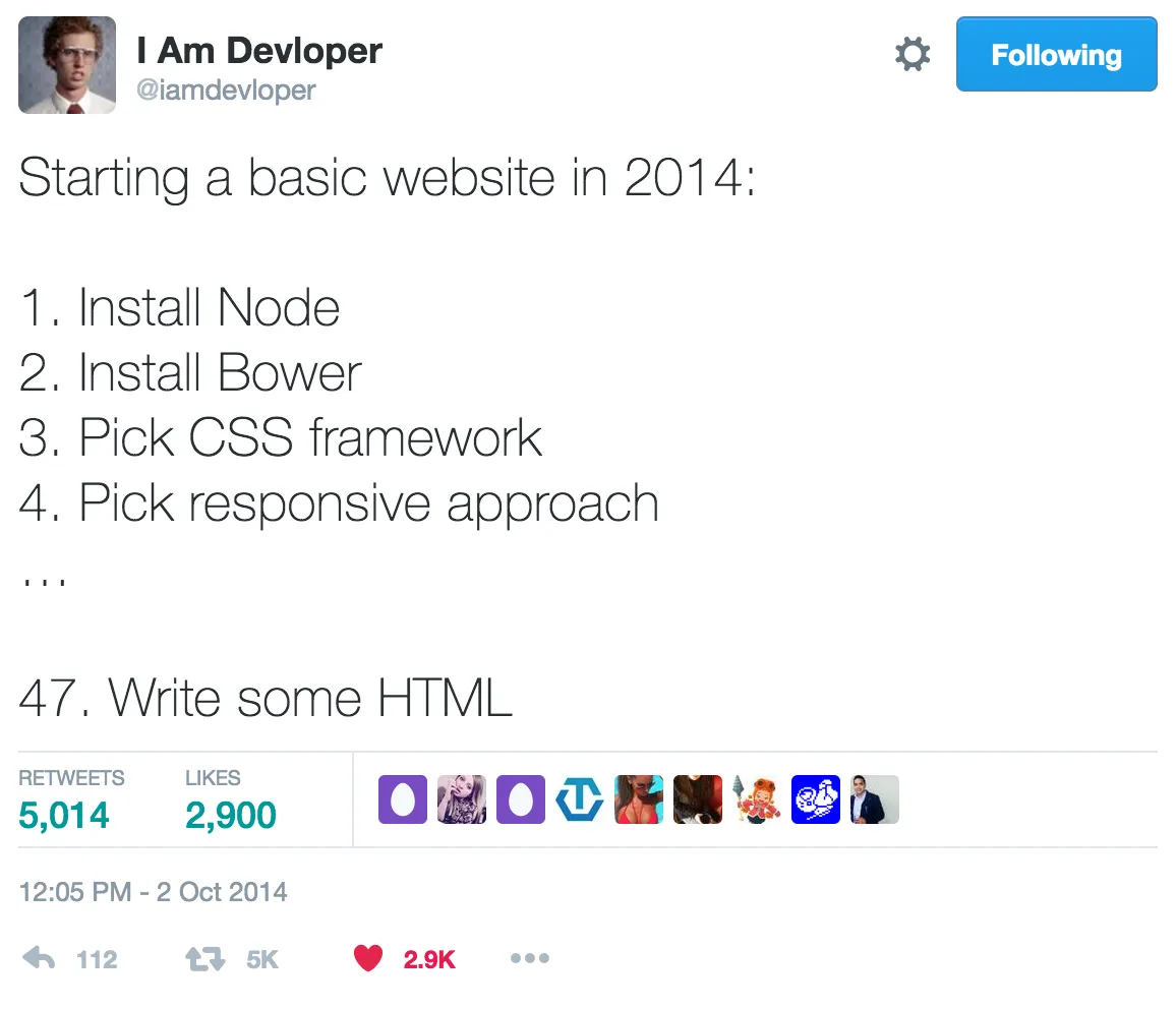 iamdevloper tweet