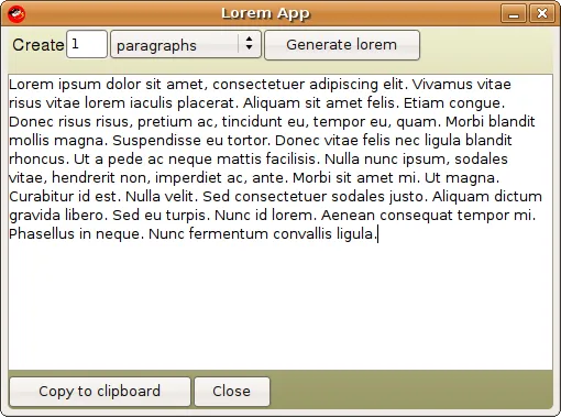 Lorem-app